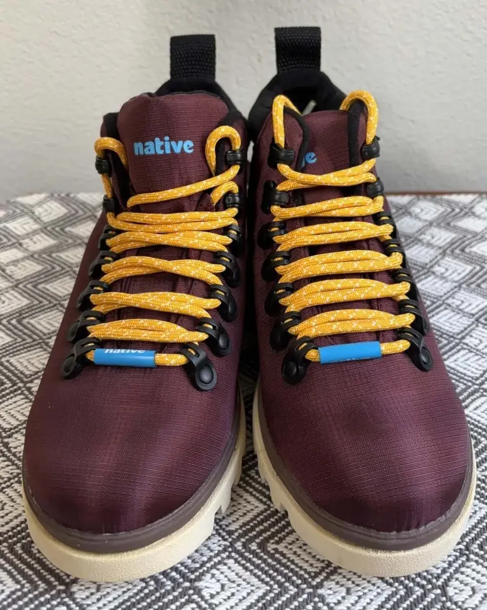 NWT Native Shoes Fitzsimmons Venture Boots Spice Red Maroon Men 5/Women 7